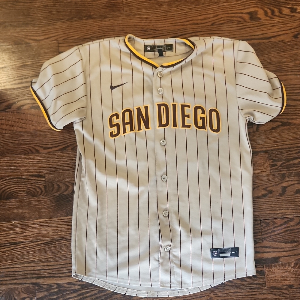 San Diego TATIS JR. Baseball Jersey YL